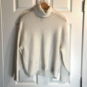 H&M Divided turtle neck Women's S cream relaxed fit